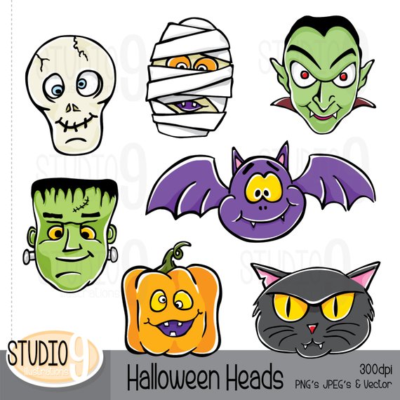 570x570 Halloween Clipart Monster Clip Art, Halloween Download, Vector