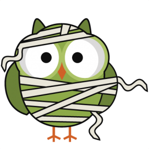 300x300 Halloween Mummy Owl Miss Kate Cuttables