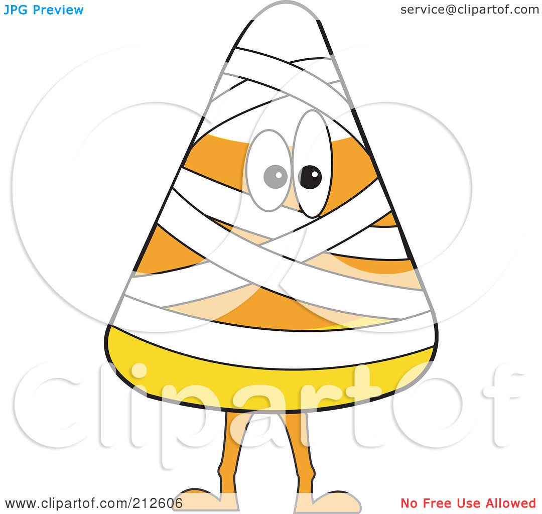 1080x1024 Royalty Free (Rf) Clipart Illustration Of A Halloween Candy Corn