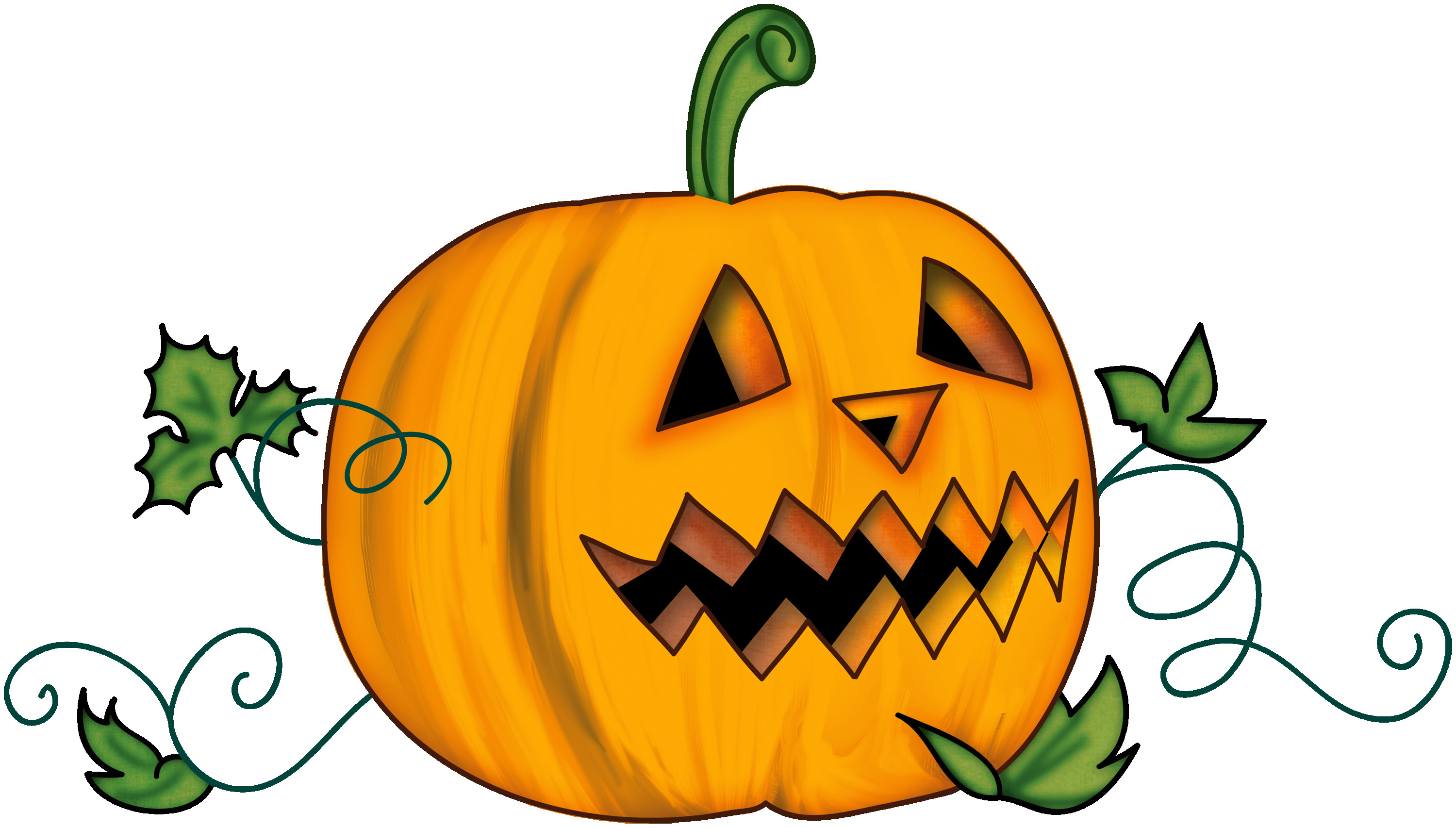 3000x1706 Transparent Halloween Clipart Pumpkin Clip Art Fall Unusual
