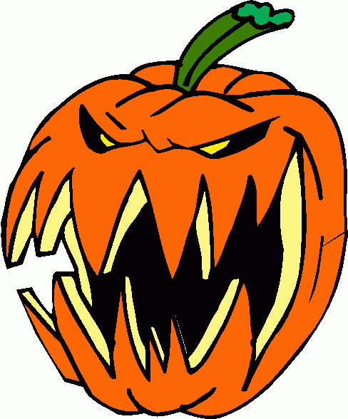 488x588 Collection Of Scary Halloween Pumpkin Clipart High Quality