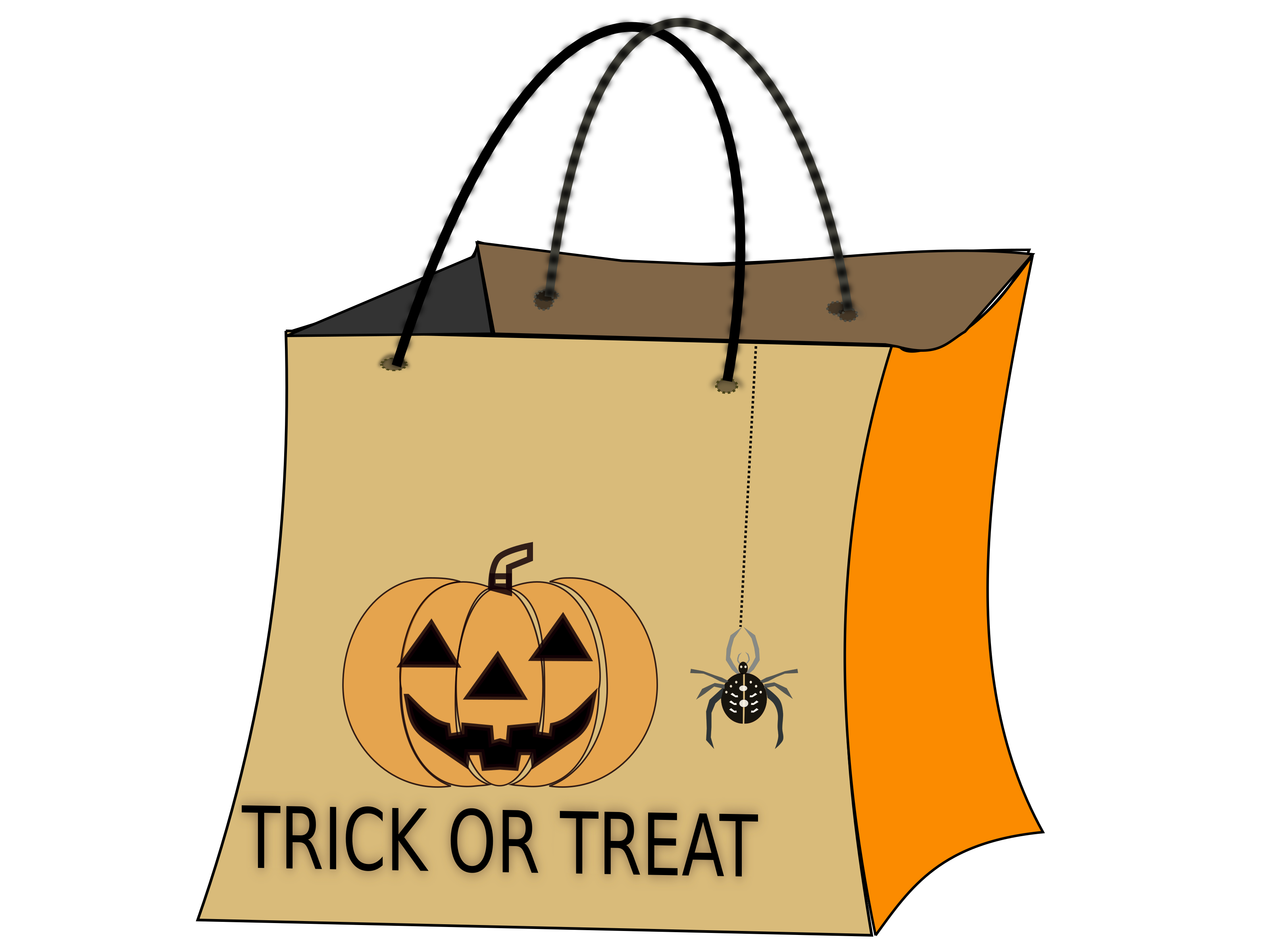 3200x2400 Trick Or Treat Bag Icons Png