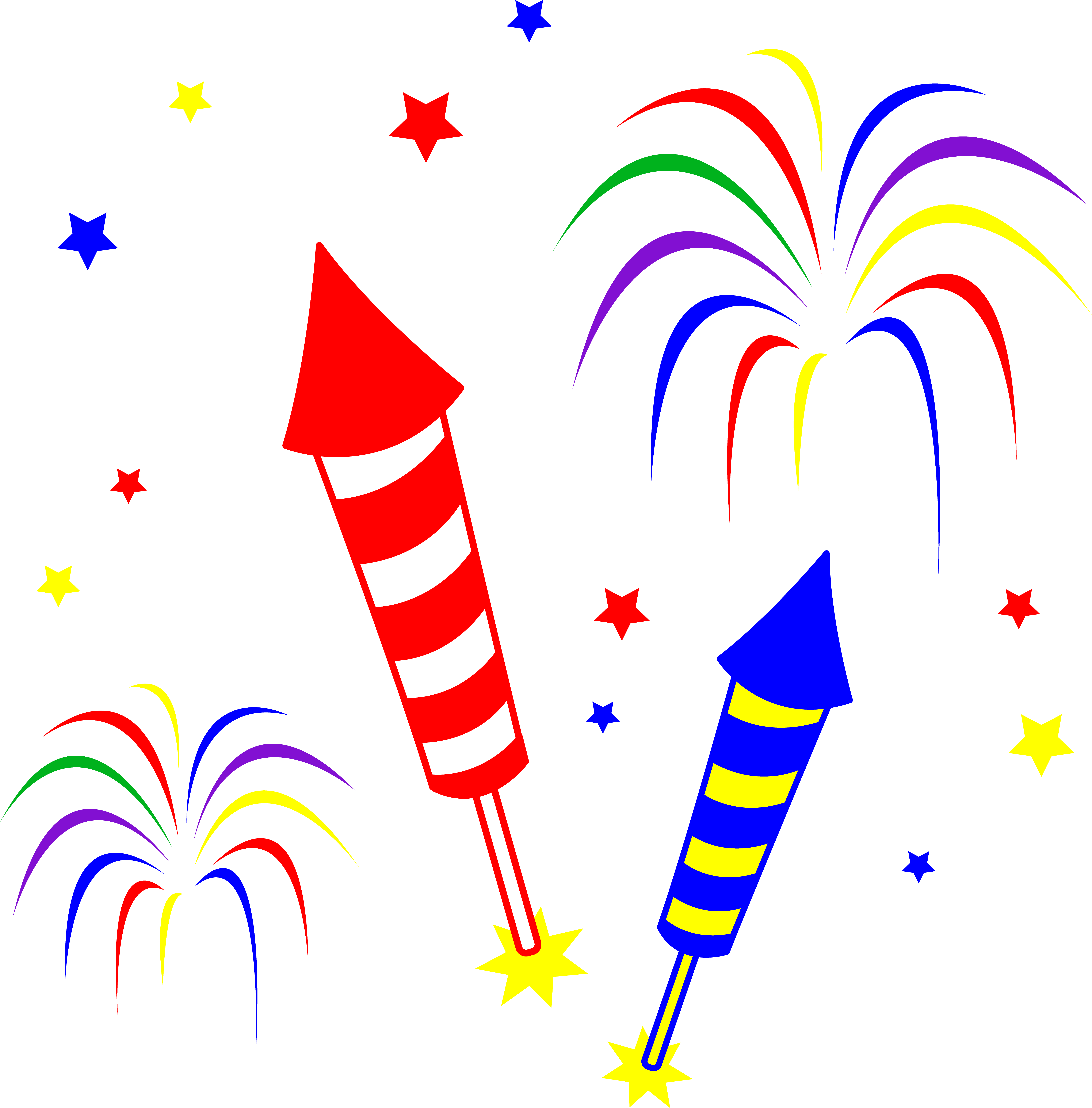7358x7466 Fireworks Clip Art Clipart Panda