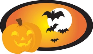 300x174 Collection Of Happy Halloween Scene Clipart High Quality