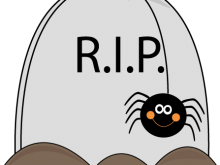 220x165 Halloween Tombstones Clipart
