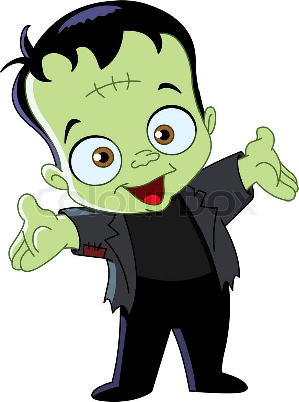 595x800 Cartoon Halloween Images Cartoon Kid In A Vampire Costume