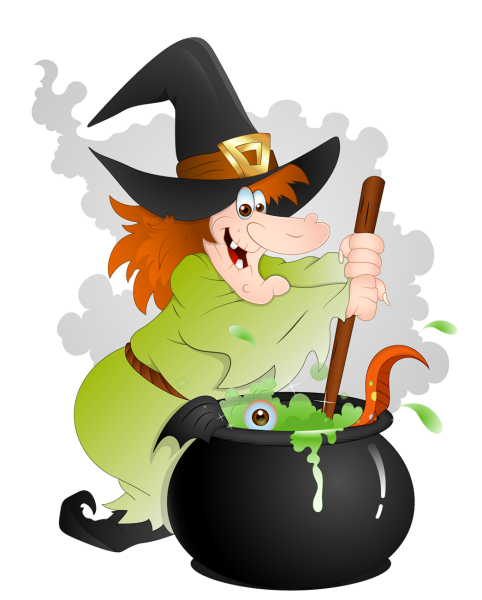 482x600 Halloween Witch Clip Art