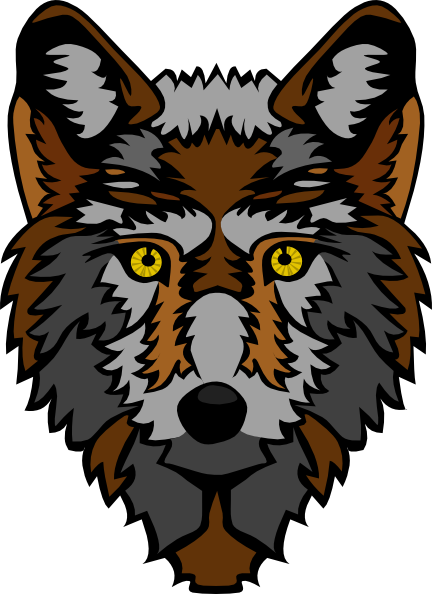 432x594 Gray Wolf Clip Art Clipart Panda