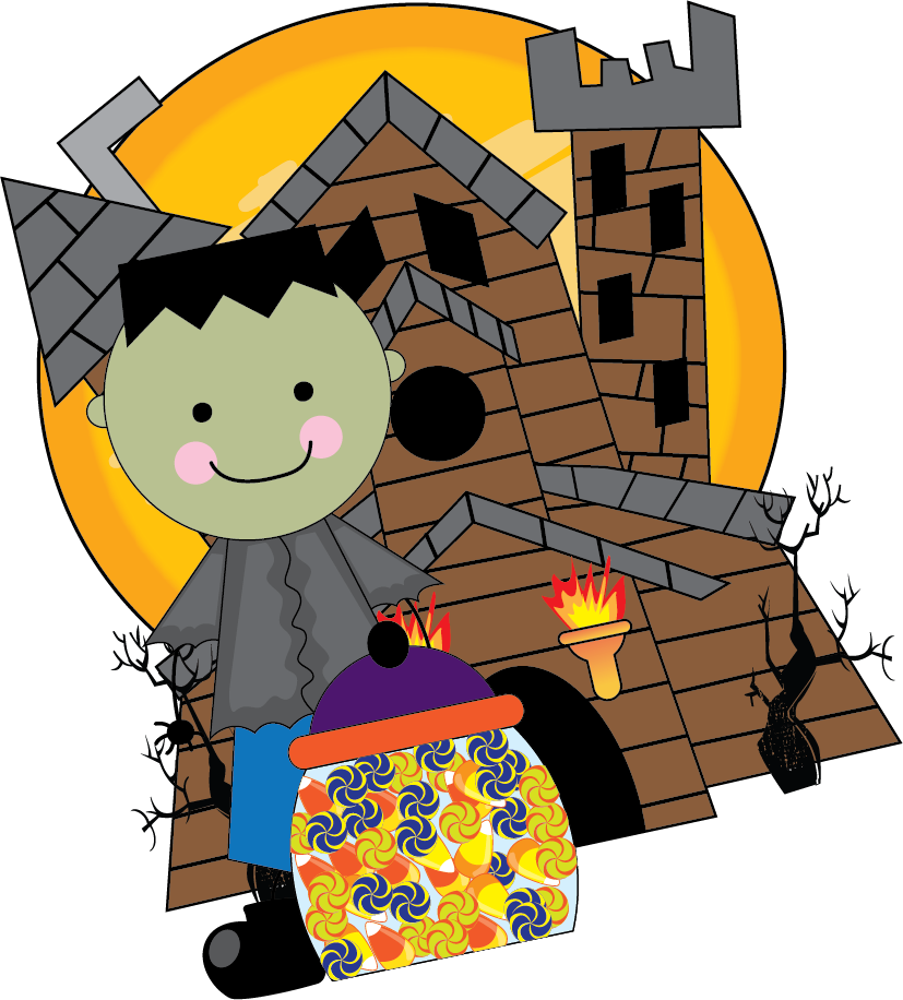 827x916 Halloween Clip Art