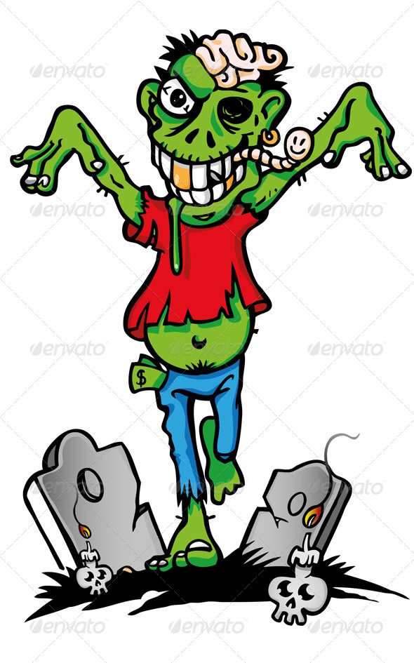 590x945 Zombie Cartoon Zombie Cartoon, Cartoon And Caricatures