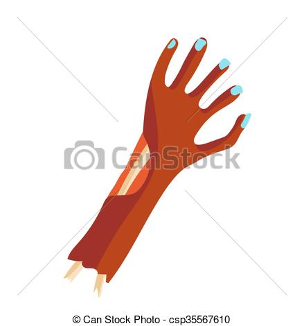 439x470 Zombie Green Monster Hand Icon And Hand Dead Man Zombie Vector