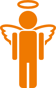 192x301 Angel Icon Clip Art Free Vector 4vector