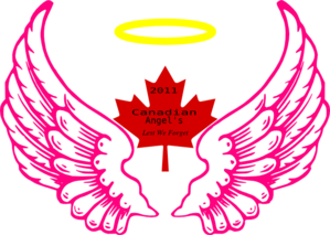 299x213 Canadian Wing Angel Halo Clip Art
