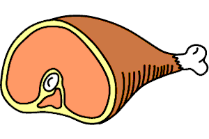 300x200 Ham Clipart