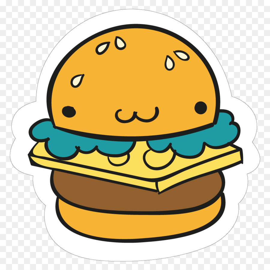 900x900 Hamburger Fast Food French Fries Sticker Burger King
