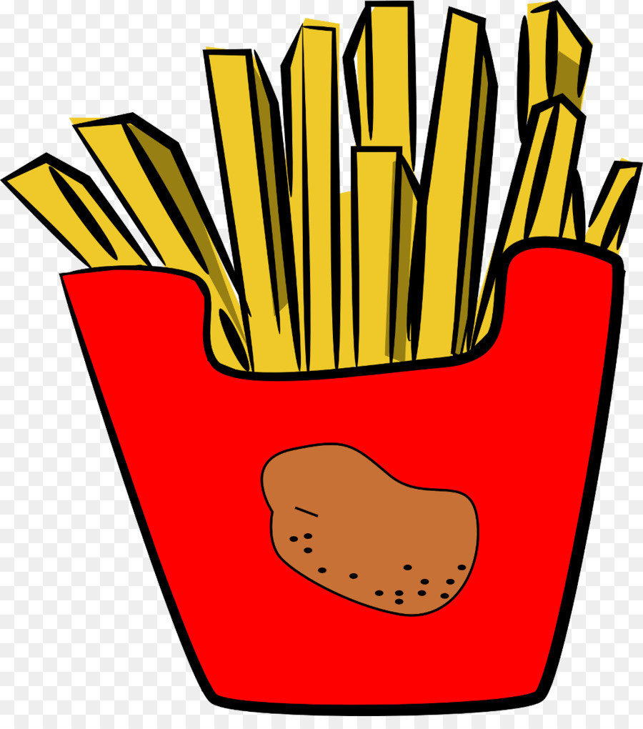 900x1020 Clipart French Fries