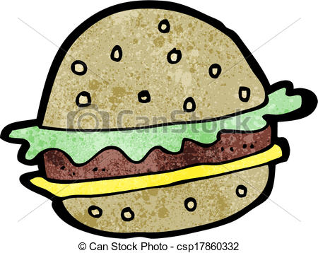 450x358 Cartoon Hamburger Vectors