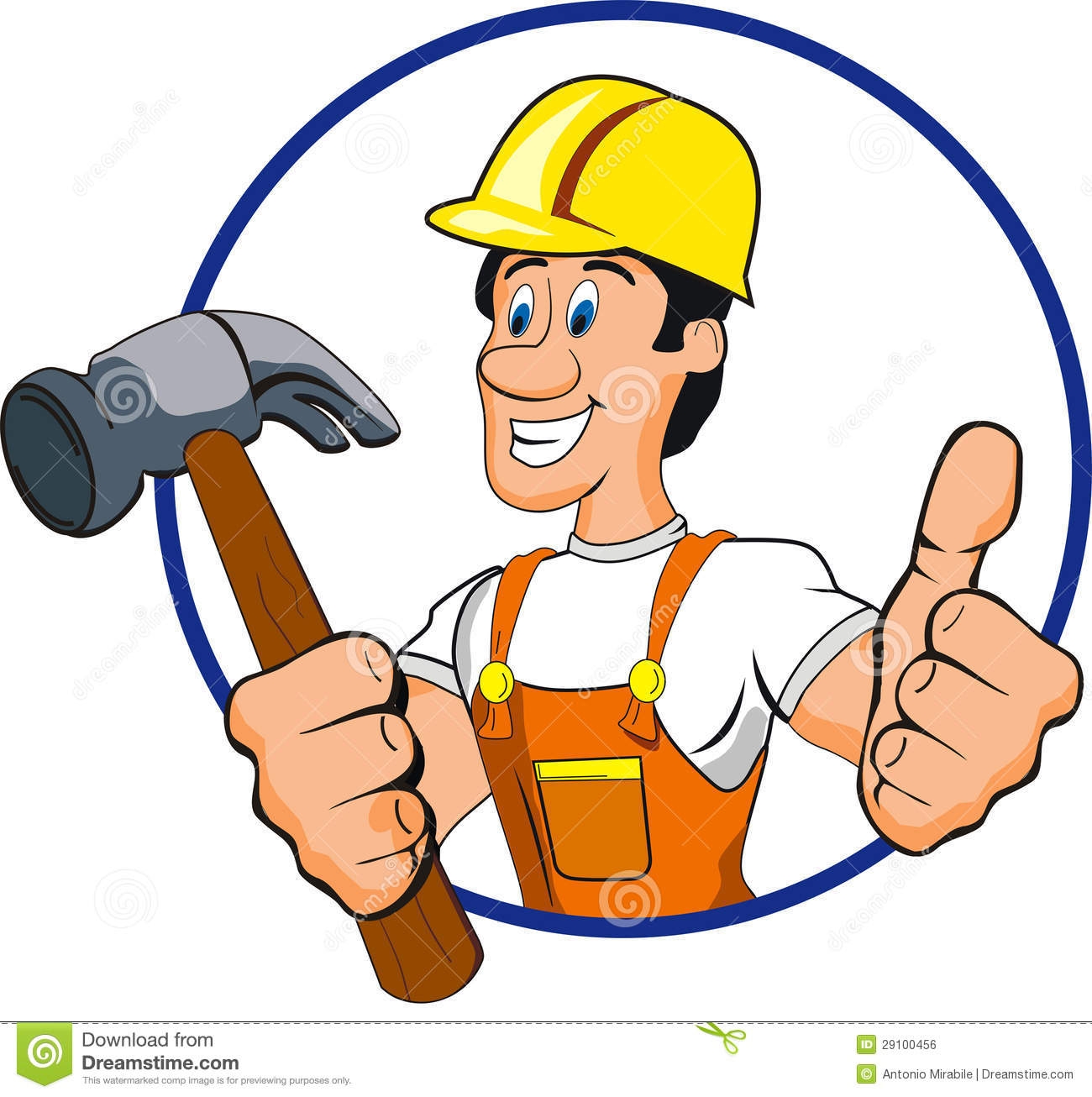 1300x1306 Clip Art Hammer Man Royalty Free Stock Image Tyaqzo