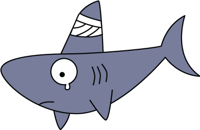 402x261 Shark Fin Clipart