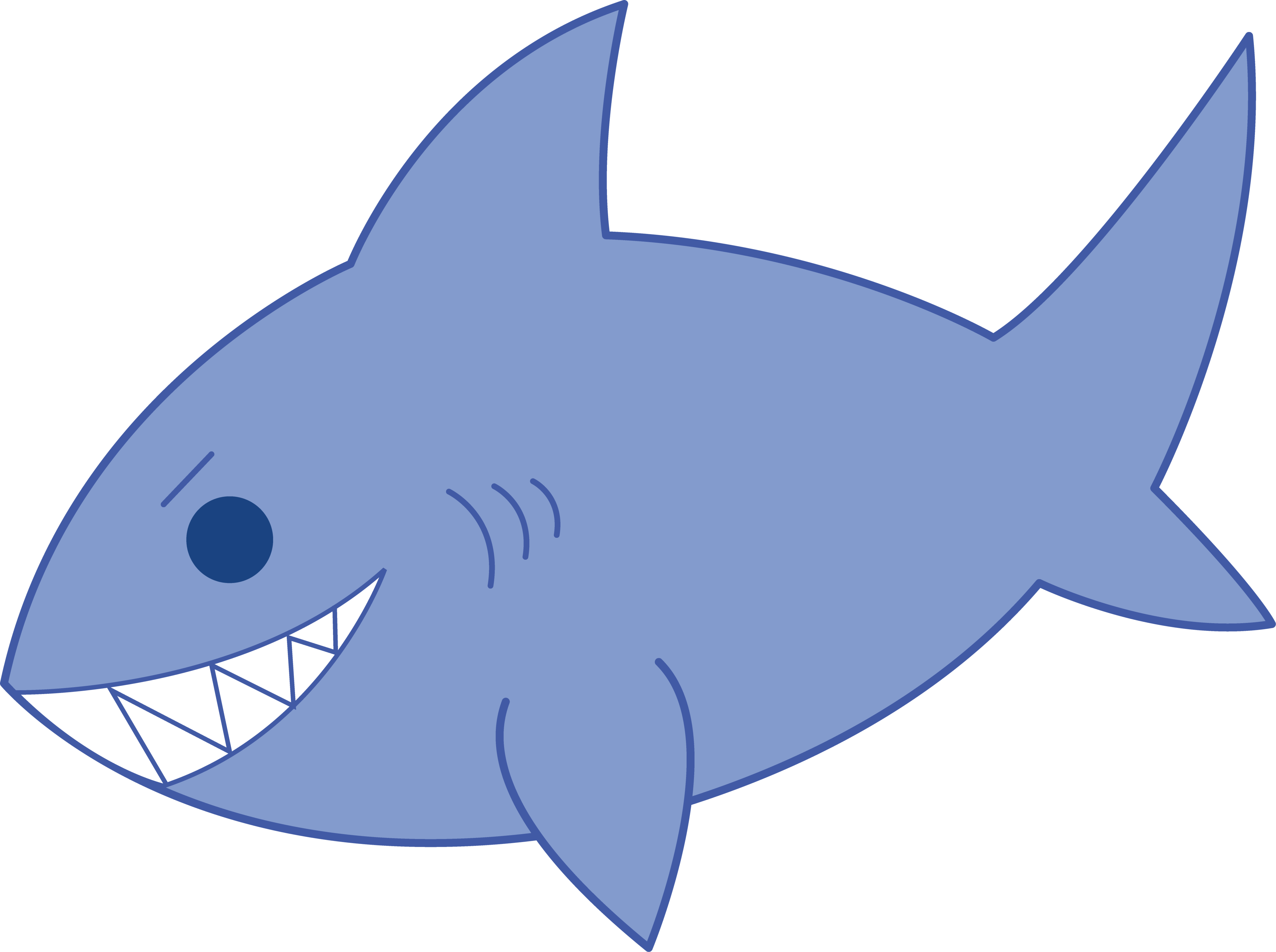 4430x3306 Clip Art Clip Art Of A Shark