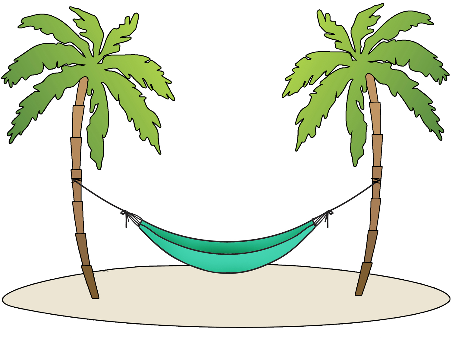 1500x1125 Hammock Clipart