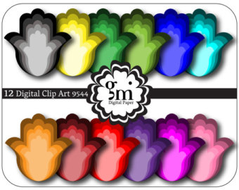 340x270 Hamsa, Hamsa Clip Art, Hamsa Clipart, Hamsa Digital Paper, Hamsa