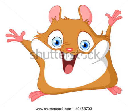450x395 Cute Hamster Clipart