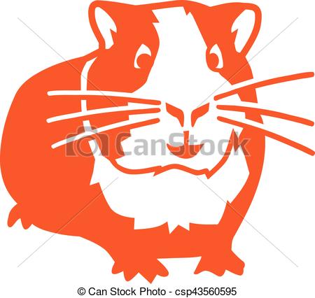 450x426 Orange Hamster Eps Vectors