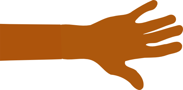 600x297 Tan Arm And Hand Clip Art