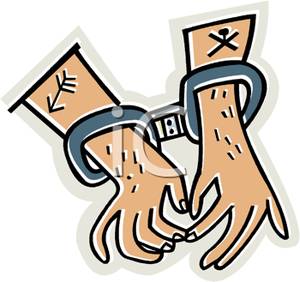 300x282 Clipart Picture Hands In Metal Handcuffs