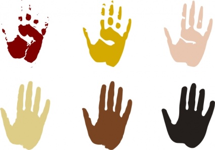 425x296 Free Download Of Right Hand Print Clip Art Vector Graphic