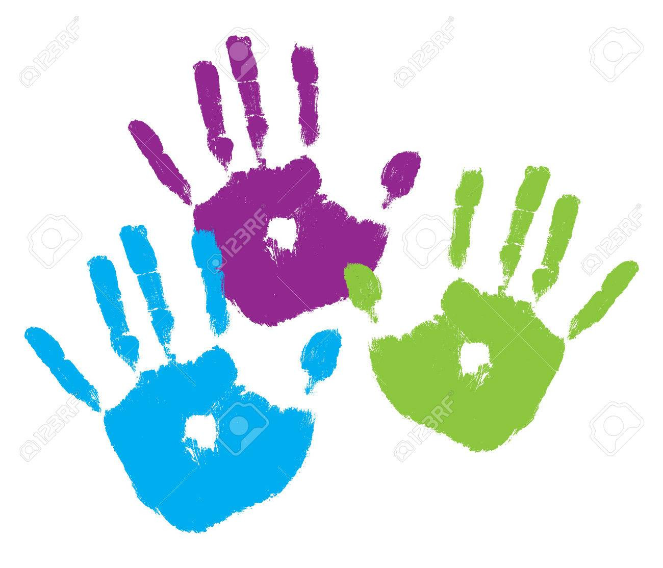 1300x1114 Child Hand Print Clipart Heart Paint Clip Art Mother S Father