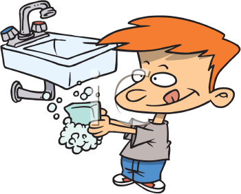 350x282 Hand Washing Clipart