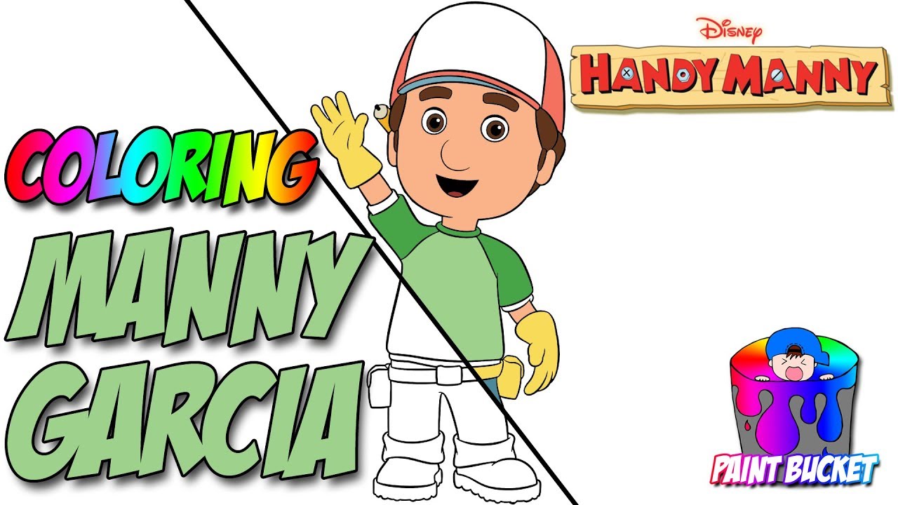 1280x720 How To Color Handy Manny Coloring Pages