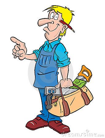 342x450 Carpenter Or Handyman Illustration By Andy Keylock, Via Dreamstime