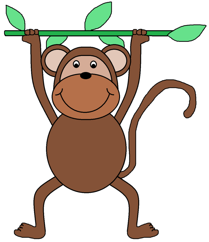 830x960 Monkey Black And White Monkey Images Clip Art