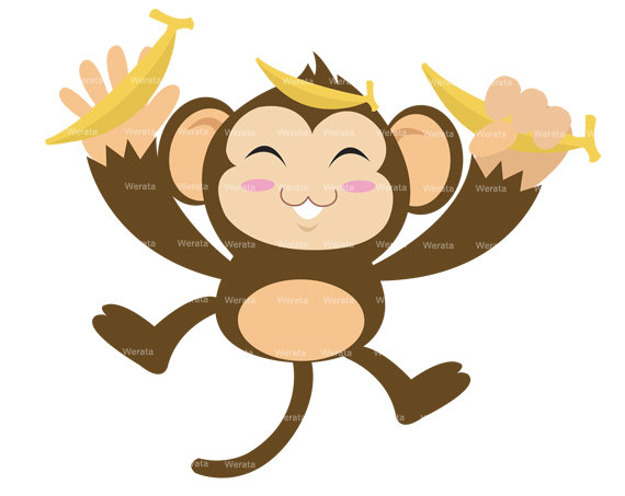 570x453 Animated Monkey Clipart Collection