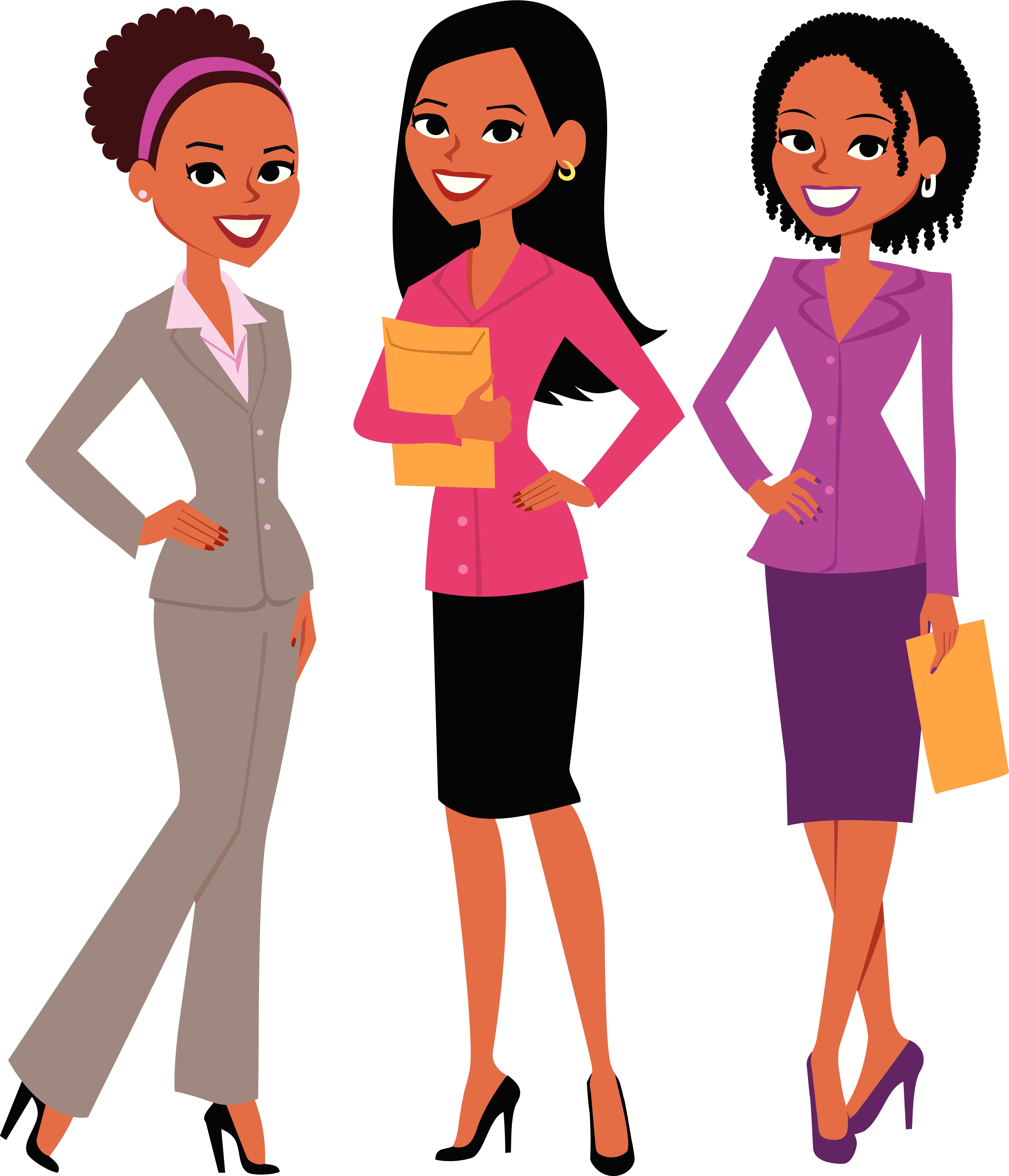 5149x6000 Hd Frazzled Secretary Clip Art Drawing