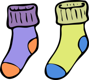 300x270 Socks Clip Art