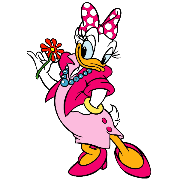 600x600 Daisy Duck Clip Art