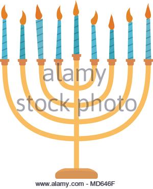 300x370 Vector Illustration Jewish Holiday Hanukkah Calendar, Gifts