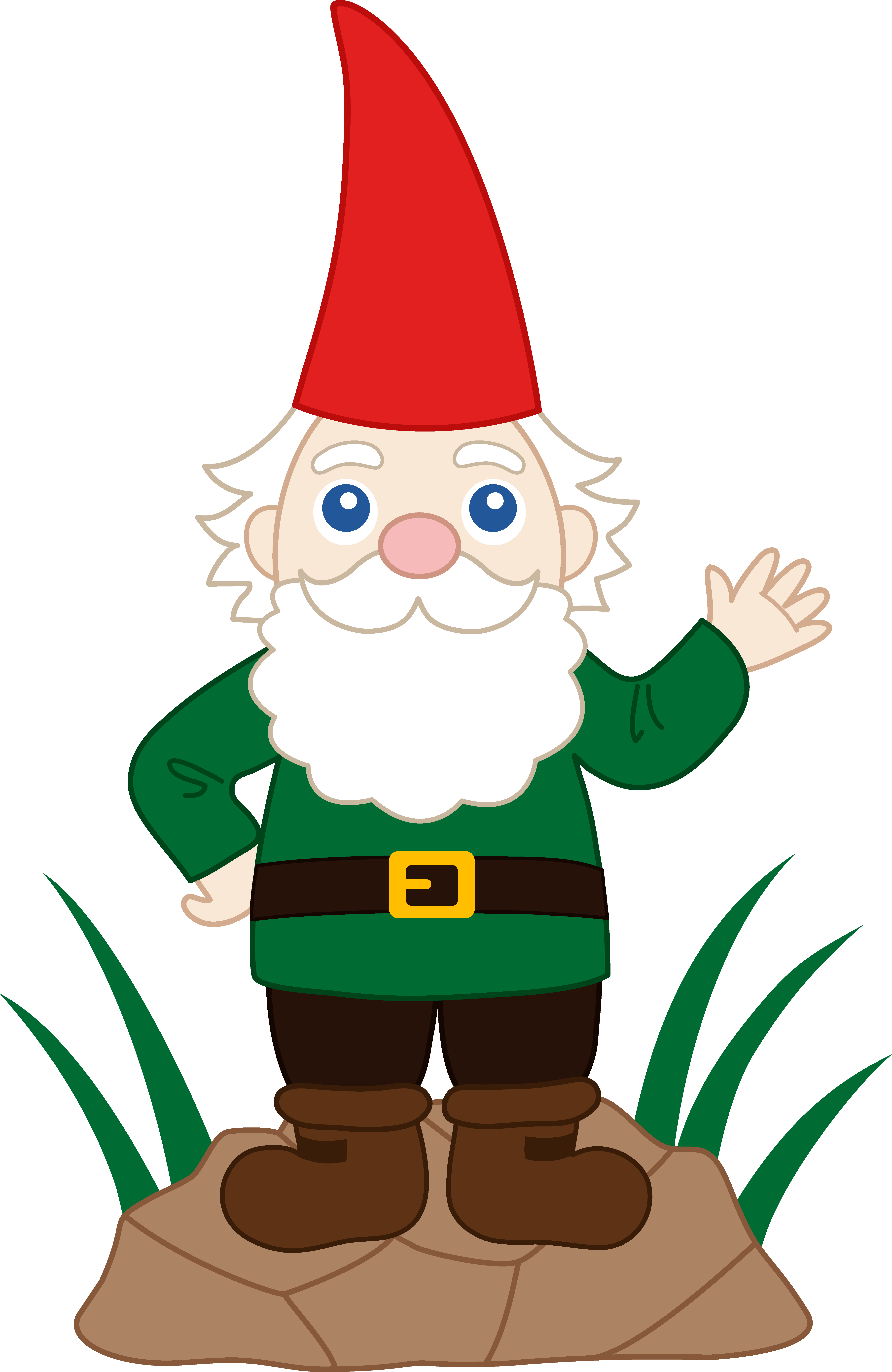 5377x8270 Garden Gnome Clipart Public Domain Collection