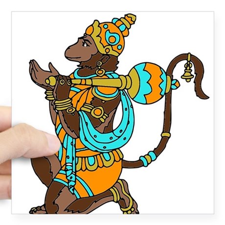 460x460 Hanuman Stickers