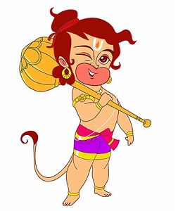 253x300 Asmi Collections Wall Stickers Baal Hanuman Ebay