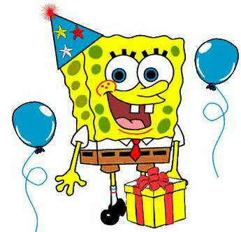345x331 Birthday Clipart Spongebob