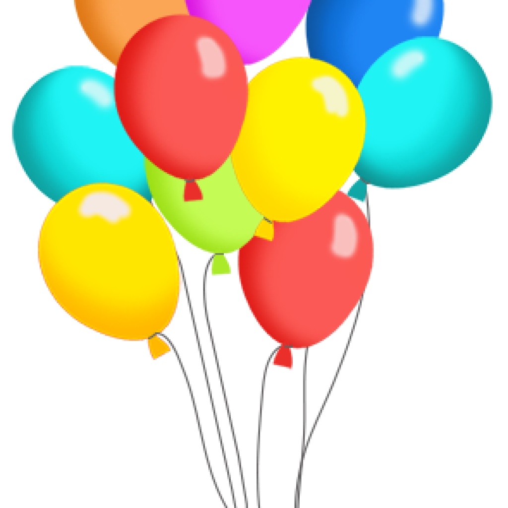 Happy Birthday Balloons Clipart at GetDrawings | Free download