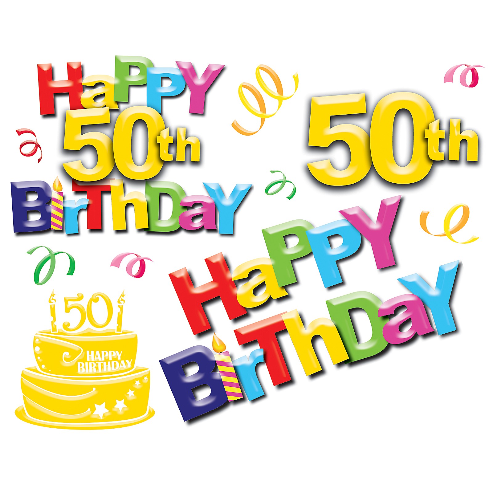 1600x1600 Happy 50th Birthday Clip Art