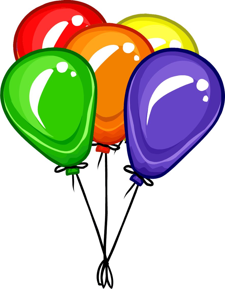 885x1136 Balloons Clipart Etc.