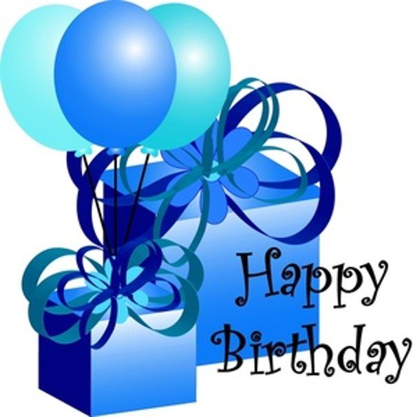 600x606 Birthday Clipart For Him