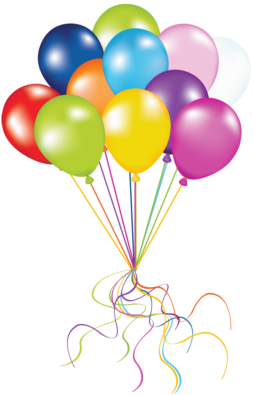 835x1296 Transparent Balloons Png Picture Art Studio Clip